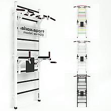 Шведская стенка металлическая усиленная с турником и брусьями shox Y23