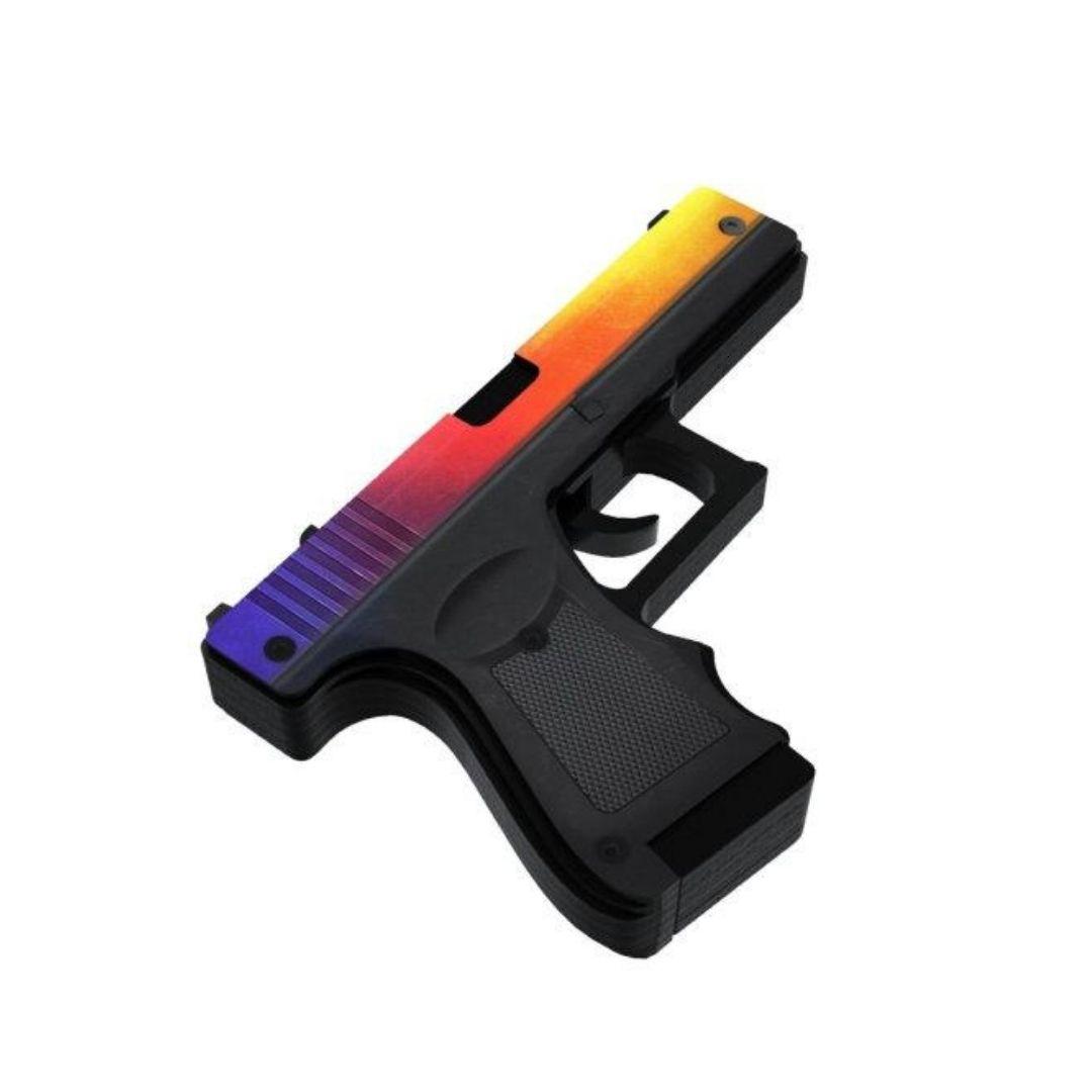 Деревянный пистолет VozWooden Active Glock-18 Градиент (резинкострел) - фото 2 - id-p171561095