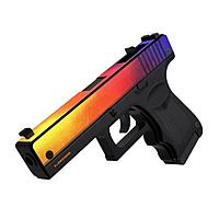 Деревянный пистолет VozWooden Active Glock-18 Градиент (резинкострел)