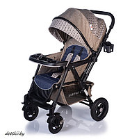 Прогулочная коляска BabyHit Sense Plus перекидная ручка ARROW BEIGE