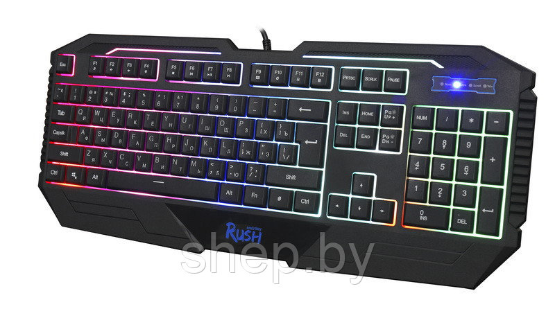 Клавиатура игровая мультимедийная с подсветкой Smartbuy RUSH 304 (SBK-304GU-K) - фото 2 - id-p171563974