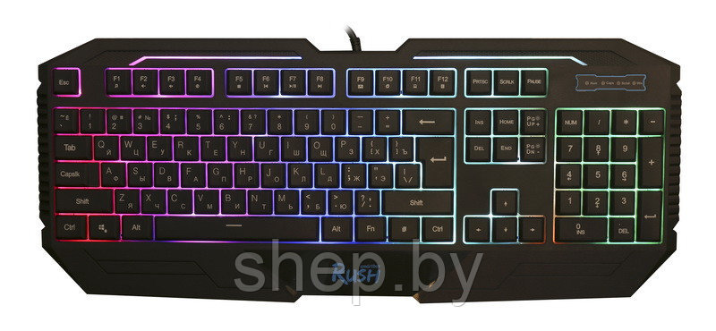 Клавиатура игровая мультимедийная с подсветкой Smartbuy RUSH 304 (SBK-304GU-K) - фото 3 - id-p171563974