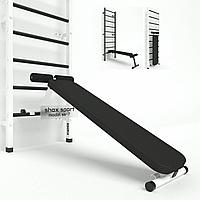 Скамья для пресса и жима для шведской стенки shox