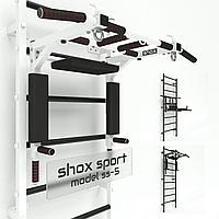 Турник с брусьями и прессом для шведской стенки shox