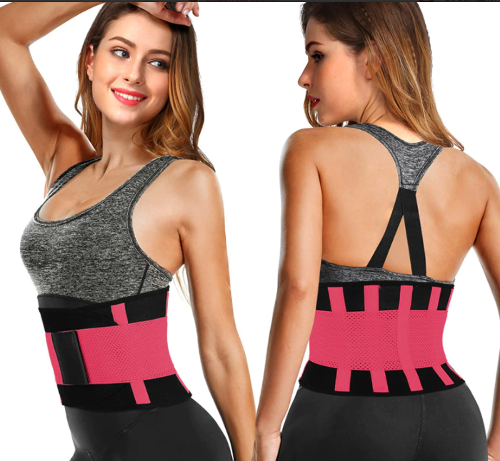 Фитнес корсет для похудения Hot Shapers Belt Power с ребрами жесткости - фото 1 - id-p11529551