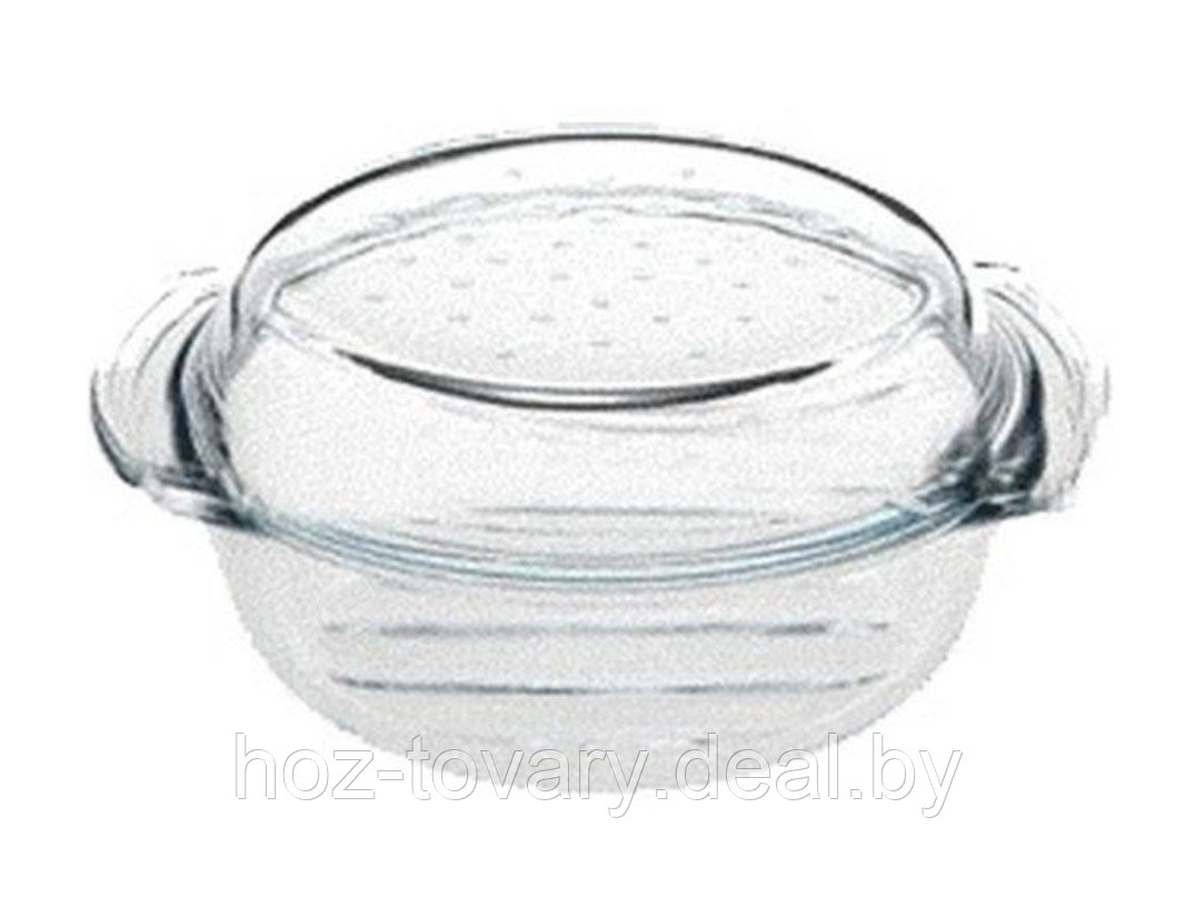 Кастрюля стеклянная круглая с крышкой 2,4л Termisil Grill&Drop арт. PNGO240A