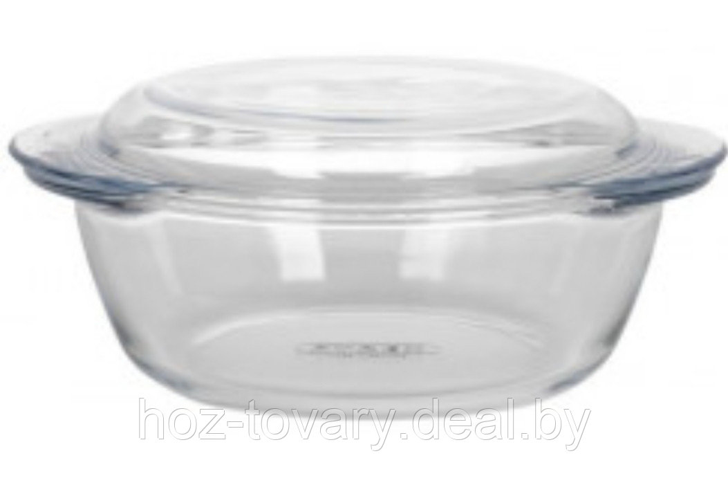 Кастрюля стеклянная круглая с крышкой 1,4л Ocuisine арт. 207AC00 - фото 3 - id-p171569532