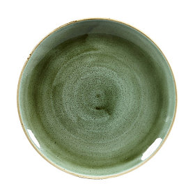 Тарелка мелкая 21,7см, без борта, Stonecast, цвет Samphire Green SSGSEVP81