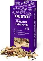 Сбор трав для приготовления настеок GUSTO Липовая с имбирем (8 гр.)