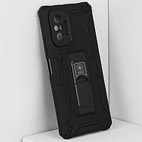 Противоударный Armor Сase бампер для Xiaomi Redmi Note 10 Pro (черный)