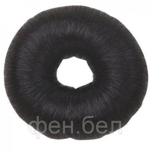 Валик "PROFI line" (для причесок, круглый, черный, из искусственного волоса) - фото 1 - id-p171583547