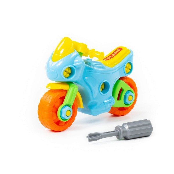 Детская игрушка Конструктор-транспорт "Мотоцикл" (25 элементов) (в пакете) арт. 78209 Полесье - фото 1 - id-p171584612