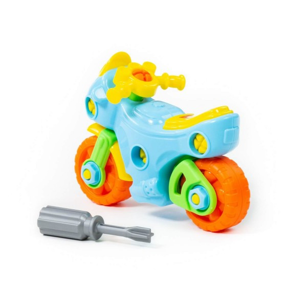 Детская игрушка Конструктор-транспорт "Мотоцикл" (25 элементов) (в пакете) арт. 78209 Полесье - фото 2 - id-p171584612