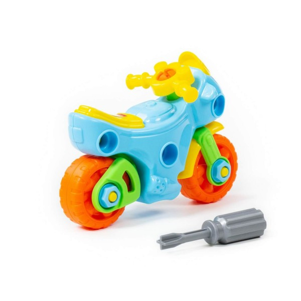 Детская игрушка Конструктор-транспорт "Мотоцикл" (25 элементов) (в пакете) арт. 78209 Полесье - фото 3 - id-p171584612