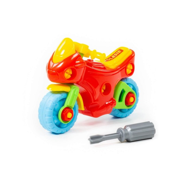 Детская игрушка Конструктор-транспорт "Мотоцикл" (25 элементов) (в пакете) арт. 78209 Полесье - фото 5 - id-p171584612