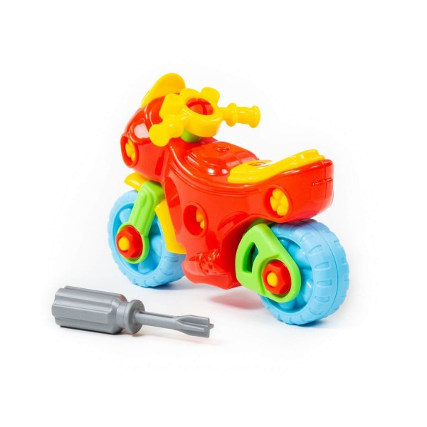 Детская игрушка Конструктор-транспорт "Мотоцикл" (25 элементов) (в пакете) арт. 78209 Полесье - фото 6 - id-p171584612