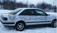 Дефлекторы окон Audi 100 седан C4 1990-1994/A6 седан C4 1994-1997 Cobra Tuning