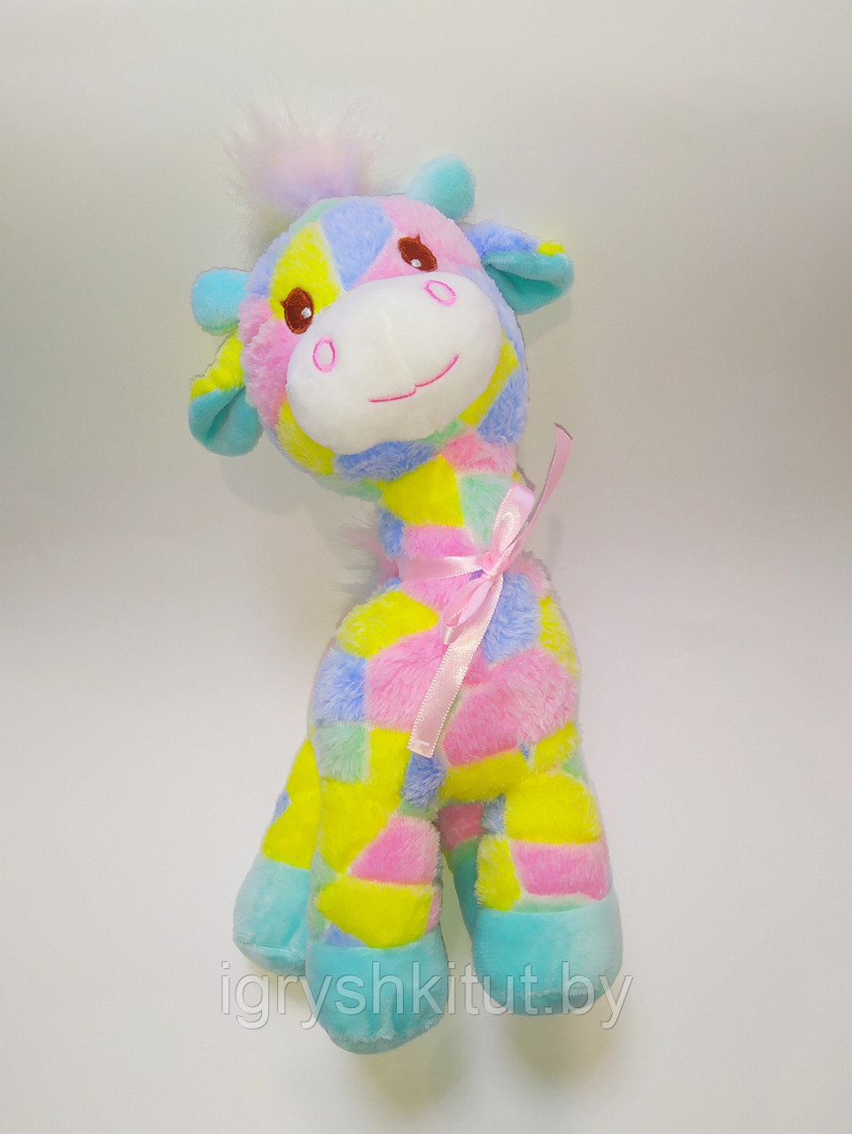 Мягкая игрушка Жираф разноцветный, 30 см - фото 1 - id-p171593943