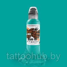 Краска World Famous Tattoo Ink Jay freestyle turquoise 15 мл - фото 1 - id-p171593966