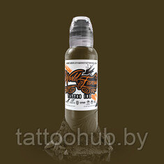 Краска World Famous Tattoo Ink Army Green 15 мл - фото 1 - id-p171602365