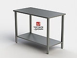 Стол производственный (1200х600х860) ОПТИМА из нержавеющей стали, фото 2