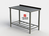 Стол производственный (1200х600х860) ОПТИМА из нержавеющей стали, фото 3