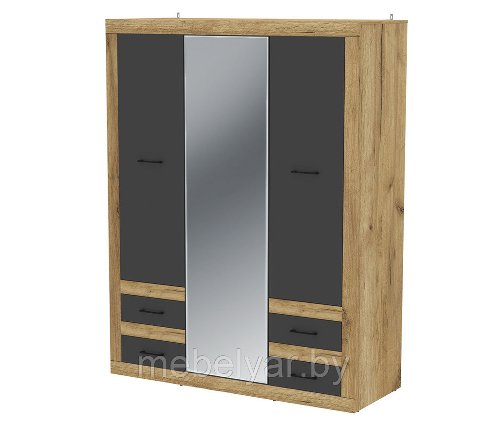 Шкаф комбинированный Интерлиния Loft LT-ШК1 - фото 2 - id-p171606259