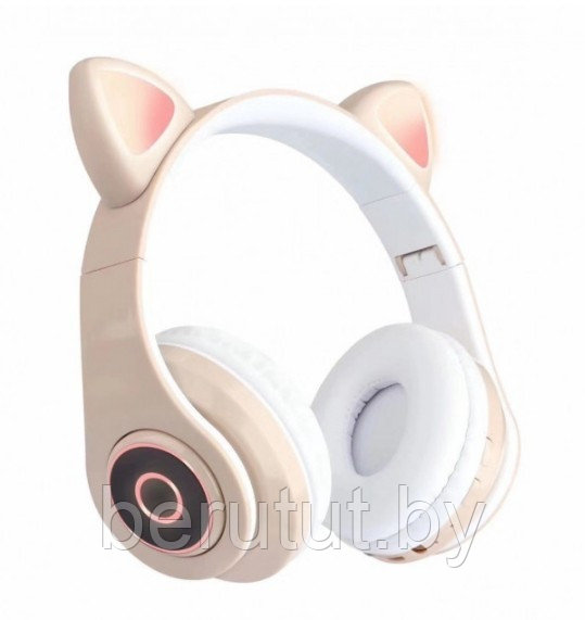 Беспроводные детские наушники с ушками и подсветкой Cat Ear CXT-B39 - фото 6 - id-p171606216