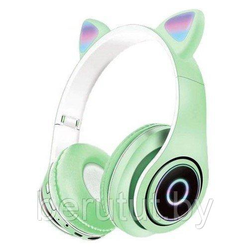 Беспроводные детские наушники с ушками и подсветкой Cat Ear CXT-B39 - фото 7 - id-p171606216