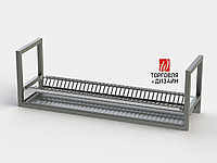 Полка настенная для тарелок с поддоном 570*300*350 (нерж.сталь) на 18 тарелок 142442058 Полка настенная для тарелок с поддоном 570*300*350 (нерж.сталь) на 18 тарелок