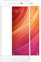 Защитное стекло для Xiaomi Redmi Note 5A Prime на весь экран (белый)