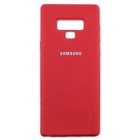Чехол бампер Silicone Case для Samsung Galaxy Note 9 (красный)