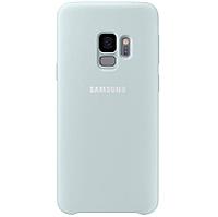 Чехол бампер Silicone Cover для Samsung Galaxy S9 (голубой)
