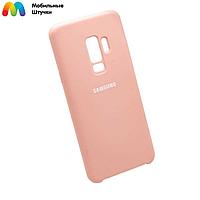 Чехол бампер Silicone Cover для Samsung Galaxy S9 Plus (розовый)