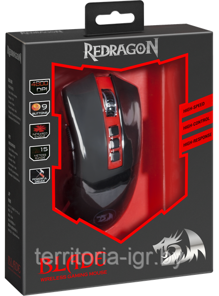 Беспроводная игровая мышь Blade Redragon