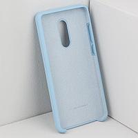 Чехол бампер Silicone Cover для Xiaomi Redmi Note 4, Note 4X (голубой)