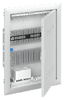 Щиток встраив. UK620MVB мультимед,2xМП перф, белая мет. дверь, ниша 453x340x88, GWT850, IP30