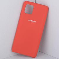 Чехол бампер Silicone Cover для Samsung Galaxy Note 10 lite, A81 (красный)
