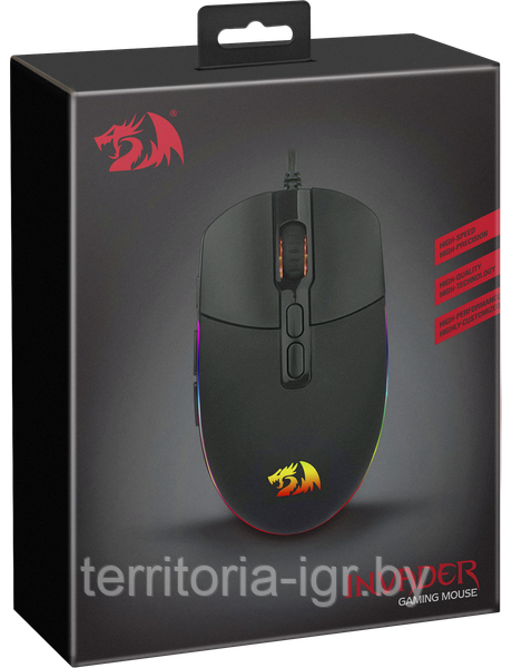Игровая мышь RGB Invader Redragon - фото 1 - id-p171620395
