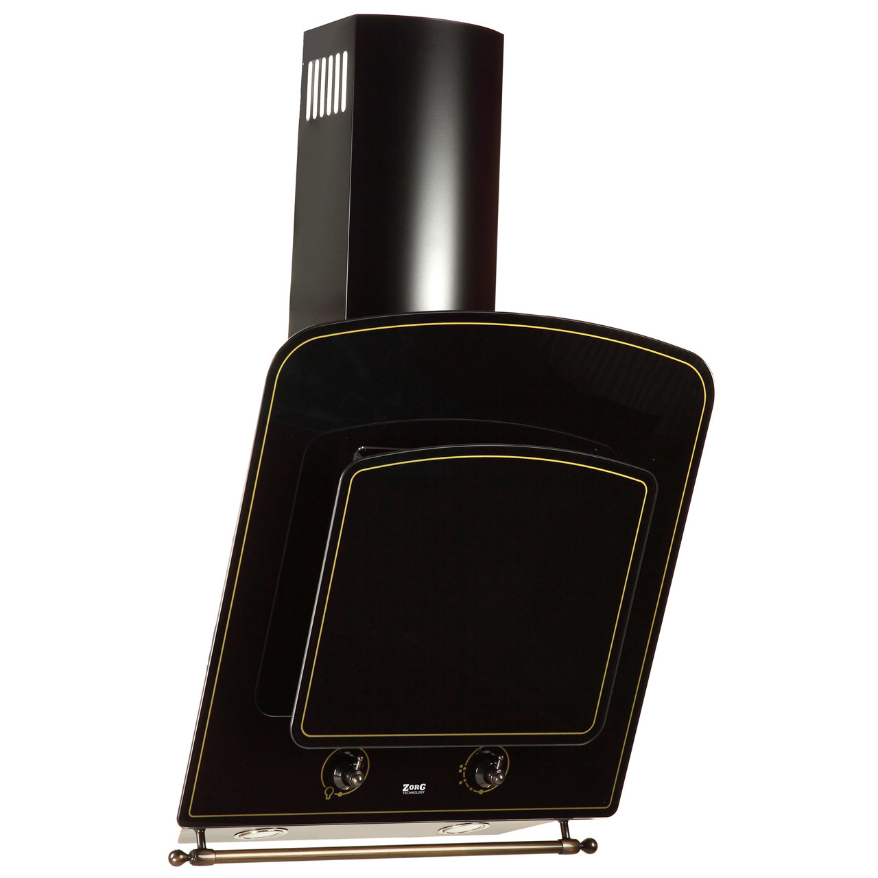 Вытяжка кухонная ZORG TECHNOLOGY Classic 750 60 M черная + релинг бронза