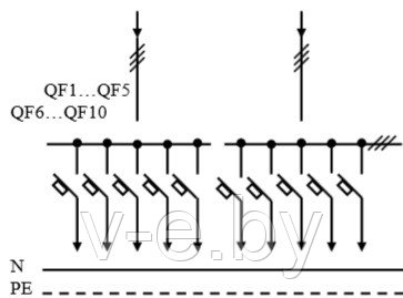 Схема первичных соединений УВР-41