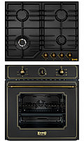 Комплект духовой шкаф ZorG Technology BE6 RST EMY bl+варочная панель ZorG Technology BLC FDW rbl EMY, фото 1