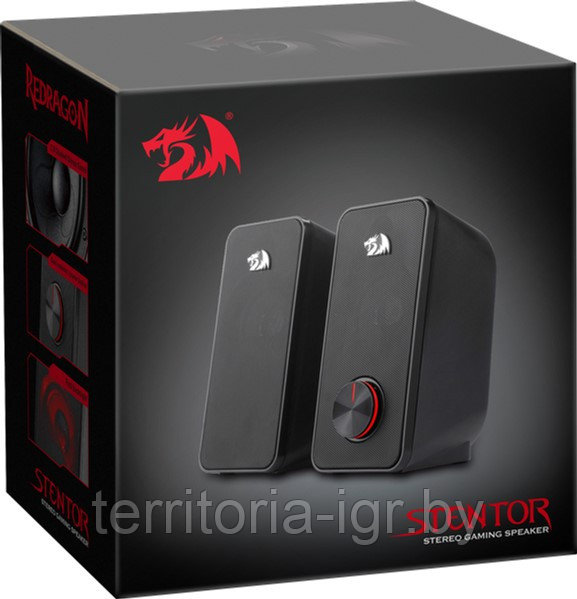 Акустическая система 2.0 Stentor черный Redragon - фото 1 - id-p171634353