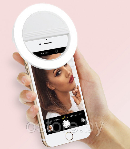 Селфи-кольцо лампа для телефона. Selfie Ring Light - фото 4 - id-p171646708