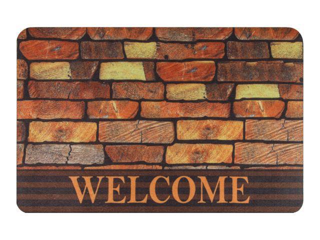 Коврик придверный 38*58 см, "WELCOME", дерево, PERFECTO LINEA