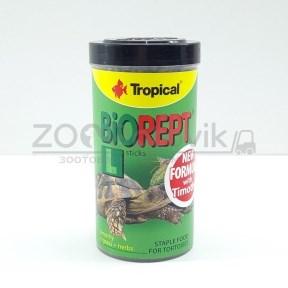 Tropical Biorept L Универсальный корм для сухопутных черепах и игуан, 250мл70гр.(банка)