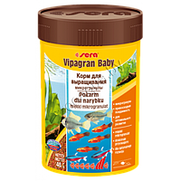 SERA Vipagran baby NATURE 100ml/48g корм в гранулах для мальков