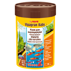 SERA Vipagran baby NATURE 100ml/48g корм в гранулах для мальков