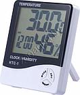 NOMOY PET Термогигрометр электронный (часы, температура, влажность, сигнал тревоги) 95х20х100мм, фото 2