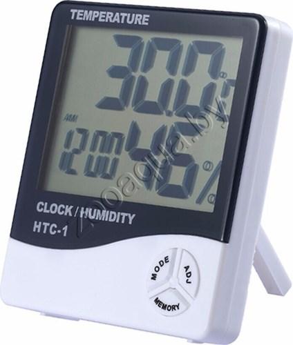NOMOY PET Термогигрометр электронный (часы, температура, влажность, сигнал тревоги) 95х20х100мм - фото 2 - id-p153794409